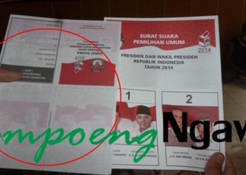Surat Suara Rusak Rawan Disalahgunakan