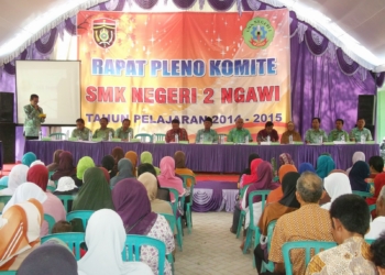 Rapat Pleno SMK Negeri 2 Ngawi berlangsung Lancar