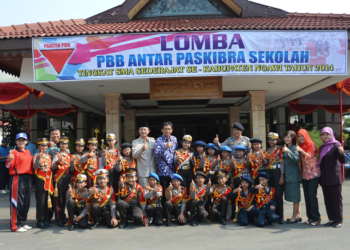 Lomba PBB Paskibraka dibuka Secara Resmi oleh Bupati