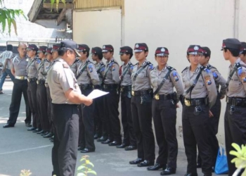 48 Brigadir Polwan Latihan Kerja di Polres Ngawi