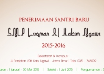 Penerimaan Siswa Baru SMP Lukman Al Hakim