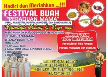 Festival Buah Peraduan Mama Jogorogo