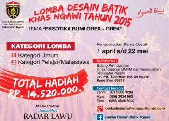 Lomba Design Batik Khas Ngawi