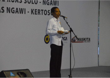 Groundbreaking Jalan Tol Ruas Ngawi Kertosono oleh Presiden Jokowi