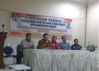 Bimtek Peningkatan SDM Penyelenggara Pemilu