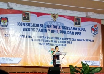 Konsolidasi dan Doa Bersama Pilkada Ngawi Berintegritas