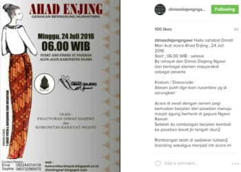 Ahad Enjing Pecinta Budaya Ngawi