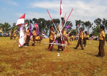 1000 Pramuka penuhi Lapangan Jogorogo