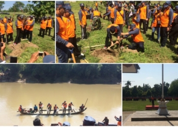 1000 Relawan Bersihkan Sungai di Ngawi