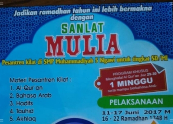 Jadikan Ramadhan Tahun Ini Lebih Bermakna dengan Sanlat Mulia