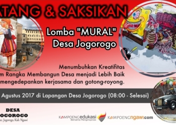 Kreatif, Desa Jogorogo Adakan Lomba “Mural”