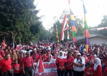 213 Desa dan 4 Kelurahan di Ngawi Adakan Jalan Sehat