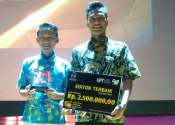 SMA 1 Jogorogo Raih Penghargaan Editor Terbaik dalam FSS 2017