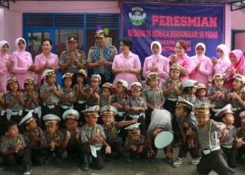 Gedung Baru TK Kemala Bhayangkari 55 Padas Telah Diresmikan