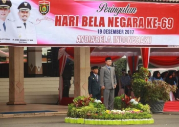 Upacara Peringatan Hari Bela Negara di Kabupaten Ngawi