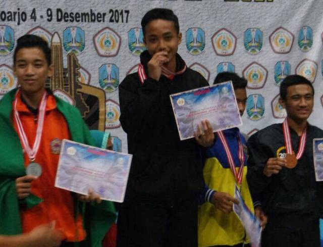 Tim Pencak Silat Ngawi Raih Emas di Piala Gubernur Jatim II 2017