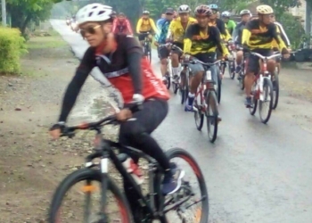 Inilah Cara Kapolres Refreshing Sekaligus Memantau Wilayah Hukum Polres Ngawi