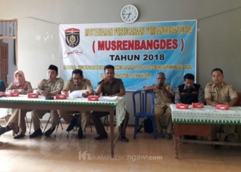 Suasana Musrenbangdes 2018 di Beberapa Desa Kabupaten Ngawi
