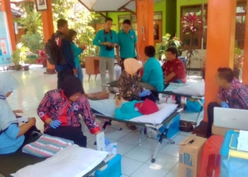 Baksos dan Donor Darah PPKH Ngawi Berjalan Lancar