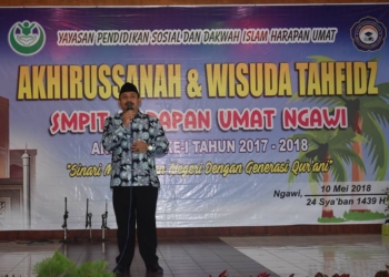 Wakil Bupati Ngawi Sebut SMPIT Harum Ngawi Adalah Paket Komplit