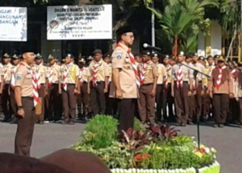 Bupati Ngawi Buka Lomba Keterampilan Kepramukaan Tingkat Cabang Ngawi 2018