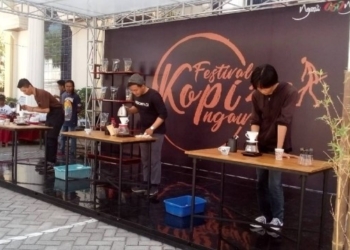 Lomba Barista Festival Kopi Ngawi 2018 Diikuti Puluhan Peserta dari Berbagai Kota