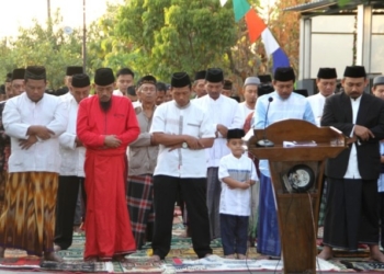 Ony Anwar Ajak Jamaah Salat Idul Adha Doakan Korban Bencana Lombok