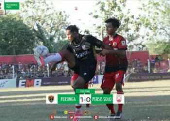 Persinga Ngawi Berhasil Kalahkan Persis Solo di Piala Indonesia 2018