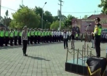 Kapolres Ngawi Pimpin Apel Gelar Pasukan Ops Zebra Semeru 2018