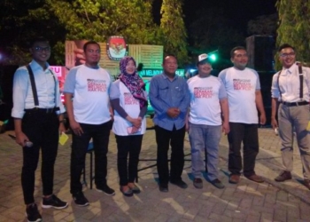 KPU Ngawi Sosialisasikan Pemilu dengan Panggung Musik Malam Minggu