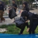 Aksi Dimas Diajeng Ngawi 2018 Bersihkan Sampah di Alun-Alun Merdeka