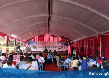 Sekjen Kemendes Resmikan Pariwisata Terpadu Kawasan Minawisata Waduk Pondok