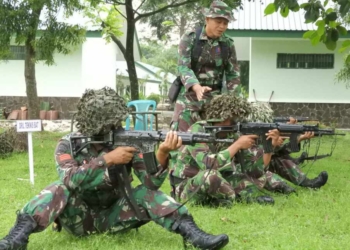 Prajurit Yonarmed 12/Kostrad Ngawi Ikuti Uji Terampil Perorangan Umum