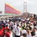 Polres Ngawi Berangkatkan Seribu Peserta Ikuti Puncak Millenial Road Safety Festival Polda Jatim