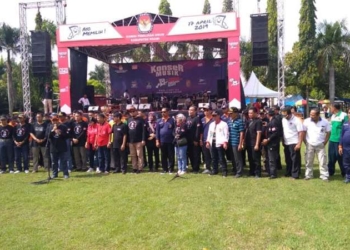 KPU Ngawi Gelar Konser Musik Pemilih Berdaulat Negara Kuat