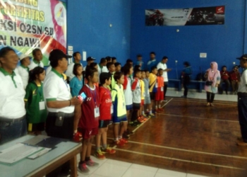 Seleksi O2SN SD Tingkat Kabupaten Ngawi tahun 2019 Mempertandingkan 5 Cabang Olahraga