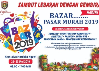 Datang dan Ramaikan Bazar Pasar Murah Ngawi 2019