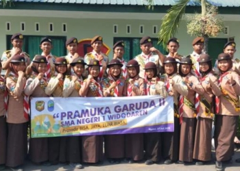 SMA Negeri 1 Widodaren Menjadi Pangkalan dengan Pramuka Garuda Terbanyak se-Kwarcab Ngawi Tahun 2019