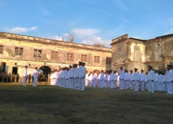 Bupati Ngawi Memimpin Sumpah Pelantikan Kepala Desa Serentak Tahun 2019 di Benteng Pendem