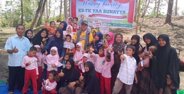Kejutan Bersama Bupati Ngawi Dalam Agenda Happy Family KBTK Yaa Bunayya Ngawi