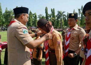 Ony Anwar Berpesan kepada Ratusan Pramuka Garuda untuk Menjadi Teladan Bagi Anggota Lainnya