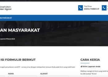 Bantu Dinkes Ngawi Cegah Penyebaran COVID-19 dengan Melaporkan Temuan di Lingkunganmu