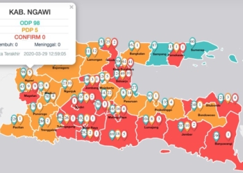 Update COVID-19 di Kabupaten Ngawi 29 Maret 2020