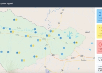Per 14 April 2020 Jumlah Total PDP Kasus COVID-19 Kabupaten Ngawi Sebanyak 12 dengan 1 Orang Meninggal
