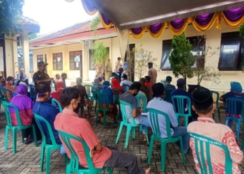 Begini Suasana Penyaluran BLT Dana Desa di Kecamatan Karangjati