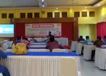 KPU Ngawi Selenggarakan Rakor Pembentukan Petugas Pemutahiran Data Pemilih Pilkada 2020
