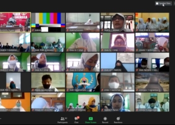 Pelajar SMA dan SMK Ngawi Ikuti Seminar Implementasi Nilai-Nilai Pancasila dalam Memasuki Era New Normal