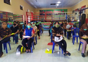 Disparpora Ngawi Sosialisasikan Penerapan SOP New Normal kepada Para Pelaku Usaha Wisata