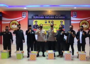 Kapolres Ajak Para Ketua Perguruan Silat di Ngawi Saling Menjaga Kerukunan Agar Tidak Terjadi Gesekan