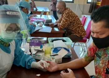 88 ASN Dinas Pendidikan Ngawi Rapid Test, Seluruhnya Dinyatakan Non-Reaktif